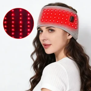 Red Light Heated Headband Forehead Compress Pad