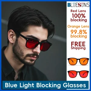 Men's blue light blocking glasses