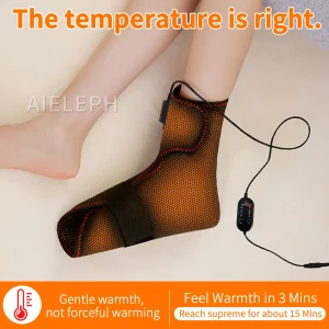 Electric Foot Massager with Heat & Vibration